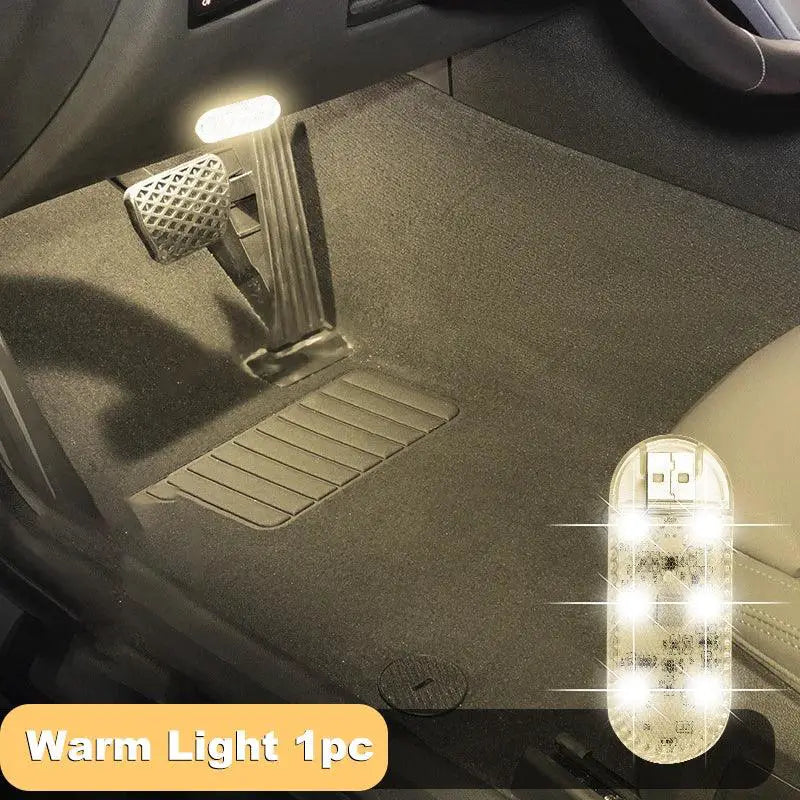 LED Car Mini Touch Light USB Charging Portable Lamp