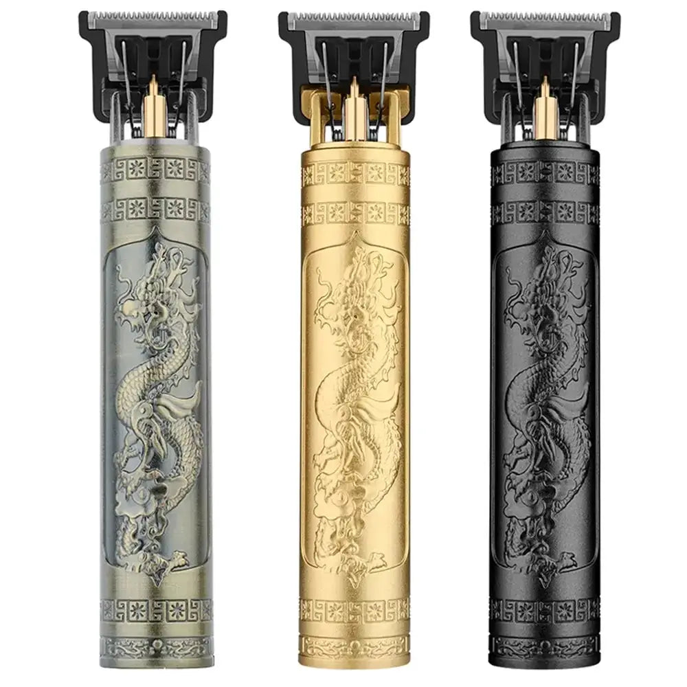 Vintage T9 Electric Hair Clipper for Men Dragon Buddha - OurLum.com