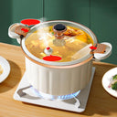 Micro Pressure Soup Pot Non Stick Stewing Pot 8L Korean Enamel