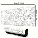 Large Non-Slip Rubber Gaming Mouse Pad For Desk Carpet