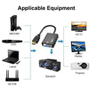 HDMI To VGA Adapter Cable Converter