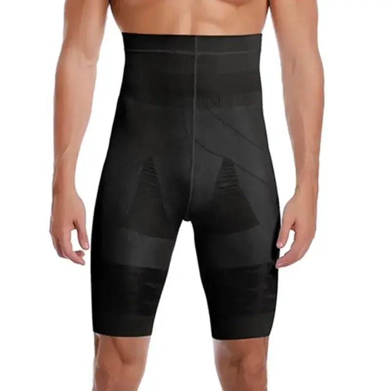 Mens Slimming Tummy Control Shapewear Shorts High Waist