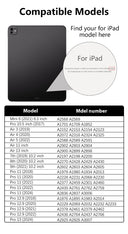 Magnetic Case For Ipad Pro 13 11 12.9 2024 360 Rotation Cover