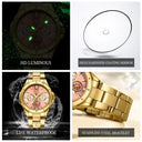Opk Womens Chrono Watch Stainless