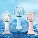 USB Hand Fan - Quick Cooling With Phone Stand