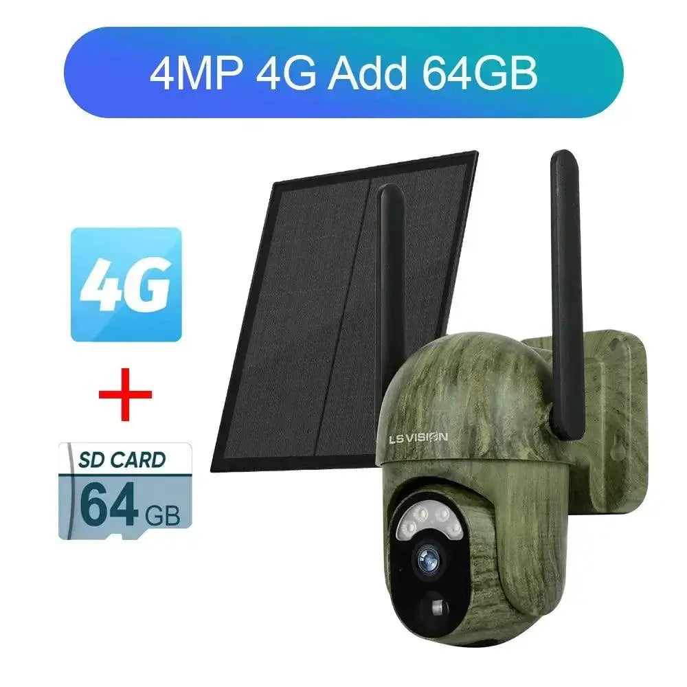LS VISION Solar Wildlife Surveillance Camera Outdoor