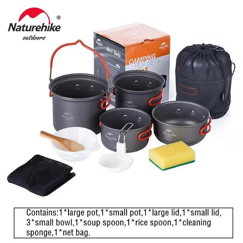 Ultralight Camping Cook Set for 2 to 3 People Compact