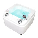 Cross-Border Adjustable Temperature Foot Bath Tubs with Surf-Style Color-Changing Lights and Foot Massage Function