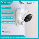 SONOFF CAM Slim 1080P Security Camera Night Vision Motion Detection Alexa Compatible