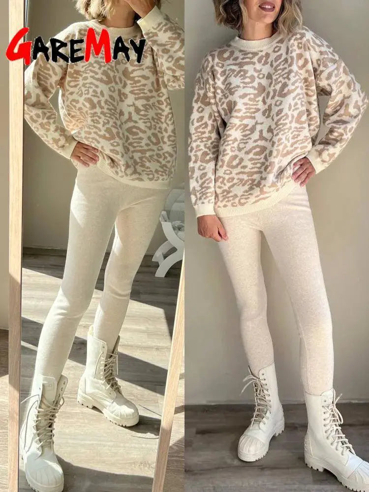 Cozy Winter Leggings Warm Fleece Lined Tights Winter Wear