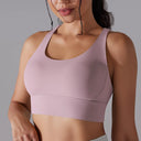 Women's High Stretch Yoga Bra Tank Top for Gym Use