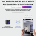 Lenovo Camera Mini Wireless Wifi Home Connected Mobile Remote Hd Motion Detection Long Battery Life Monitor Camcorders Home 