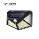 100LED Solar Wall Lamp Outdoor Waterproof Motion Sensor Lamp