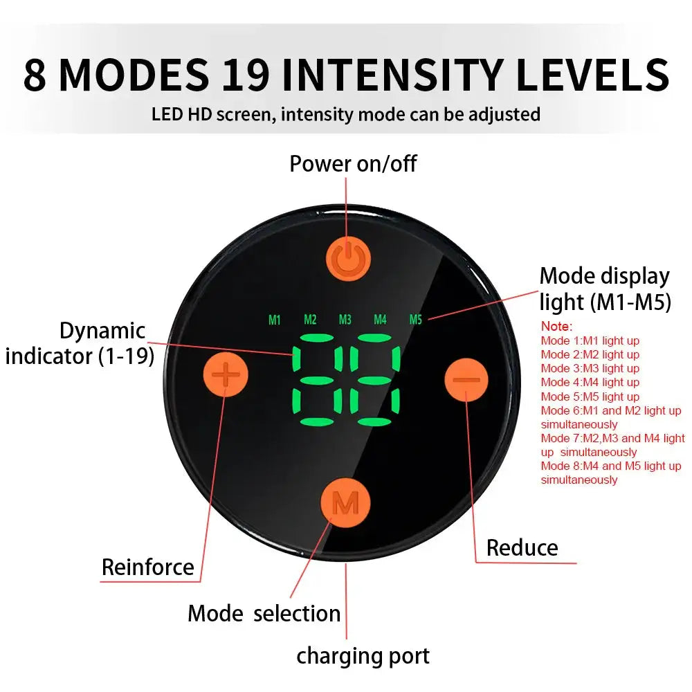 EMS Foot Massage Pad Massager Plantar Fascia Relaxation Soothes Sore Muscles Deep Kneading Relives Fatigue and Releases Stress