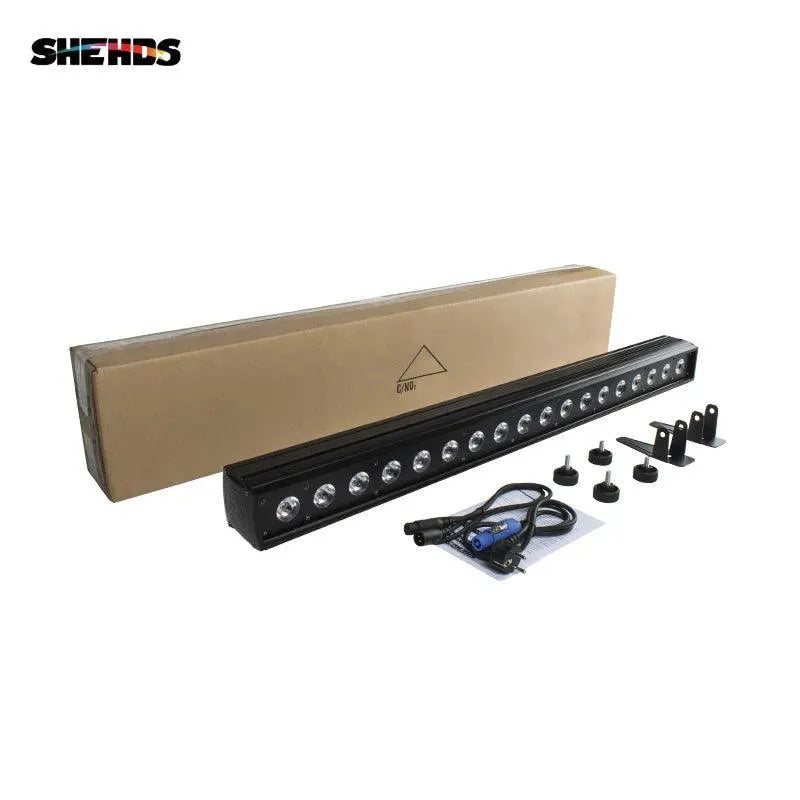 SHEHDS LED Bar Wall Wash 18x18W RGBWA UV Lighting Fixture