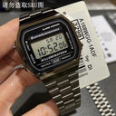 Vintage Stainless Steel Link Digital Watch Classic Elegance