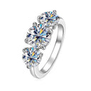 Anniversary Moissanite Ring For Couples