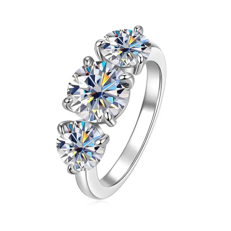 Anniversary Moissanite Ring For Couples — product image 9