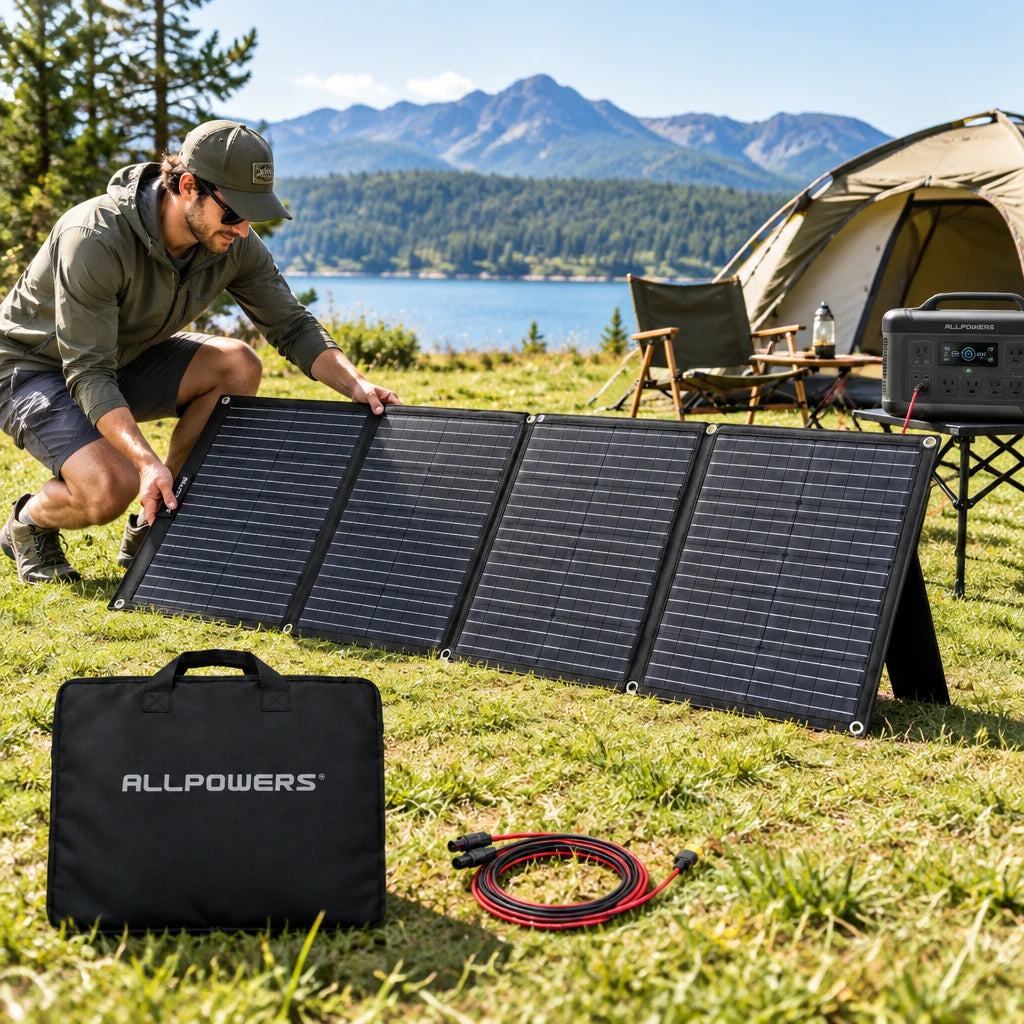 ALLPOWERS Foldable Portable Solar Panel / / / Solar — product view 1