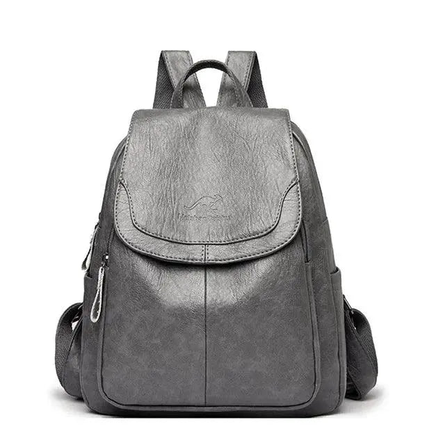 Leather Backpack for Women Travel Ready — product view 15