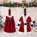 Wine Bottle Covers for Christmas Decor