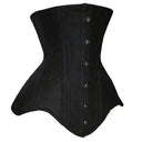 Underbust Corset 18 Spiral Steel Boned Body Shaper Women