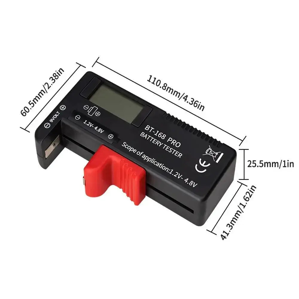 Battery Capacity Indicator Lithium Batteries Level Voltmeter