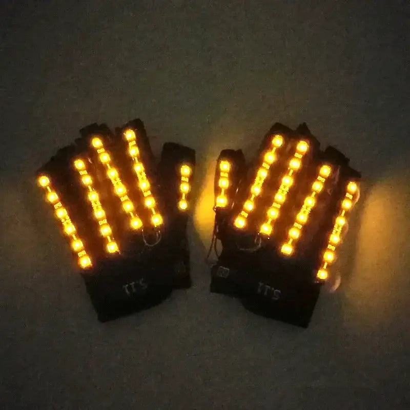 6 Colors Light Emitting Gloves for DJ Party Cosplay