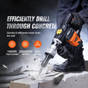 SucceBuy 1400W Heavy Demolition Hammer