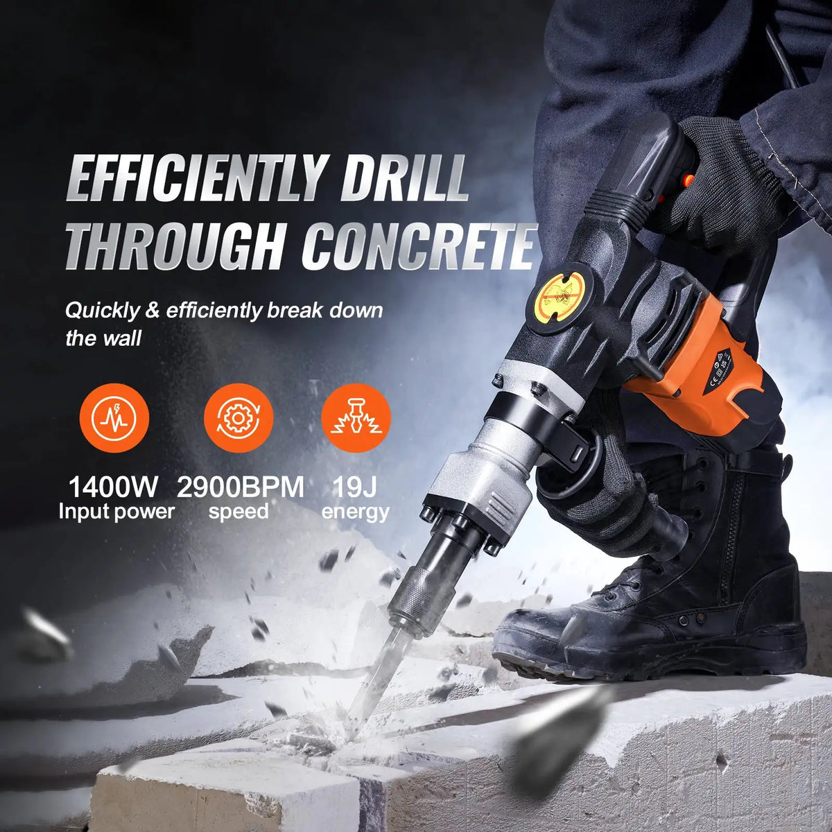 Electric Jack Hammer Concrete Breaker — product image 2