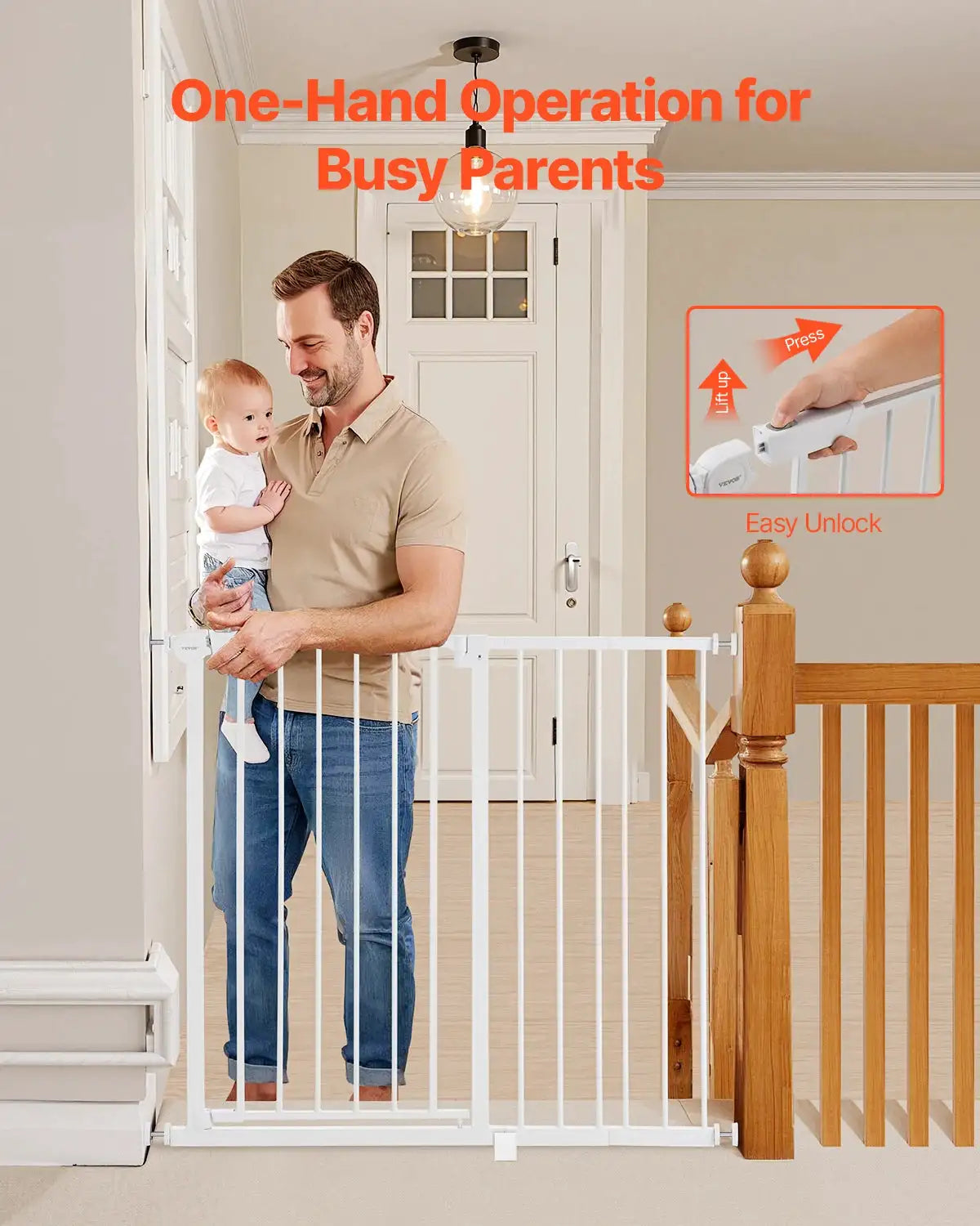 No Drill Pressure Mount Pet Gate — product image 3