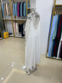 Women Strapless Backless Maxi Dress Sleepwear Loungewear Casual Loose Fit Summer