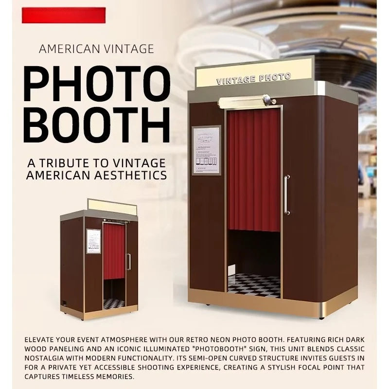 Wooden Touchscreen Photo Booth