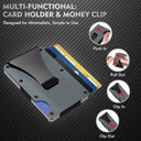 Slim RFID Wallet - Scratch Resistant Metal Clip