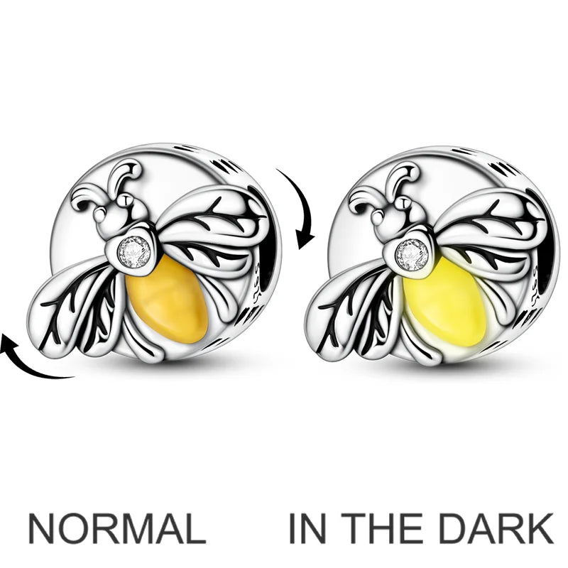 Sterling Silver Golden Clover Charm