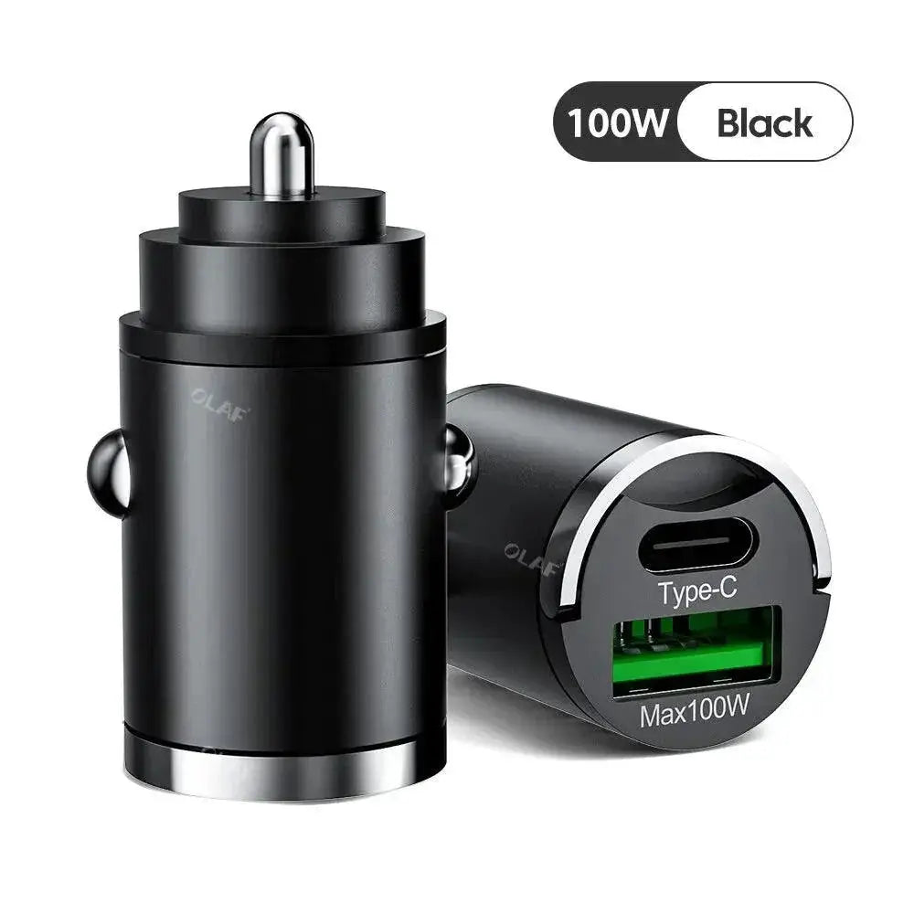 Olaf Mini Fast Charging Car Charger USB C Adapter Pro