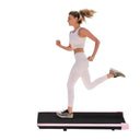 Pink Foldable Under Desk Treadmill Walking Pad For Home Gym