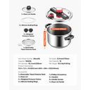 SucceBuy Qt Pressure Cooker Stainless Steel Pressures Canner