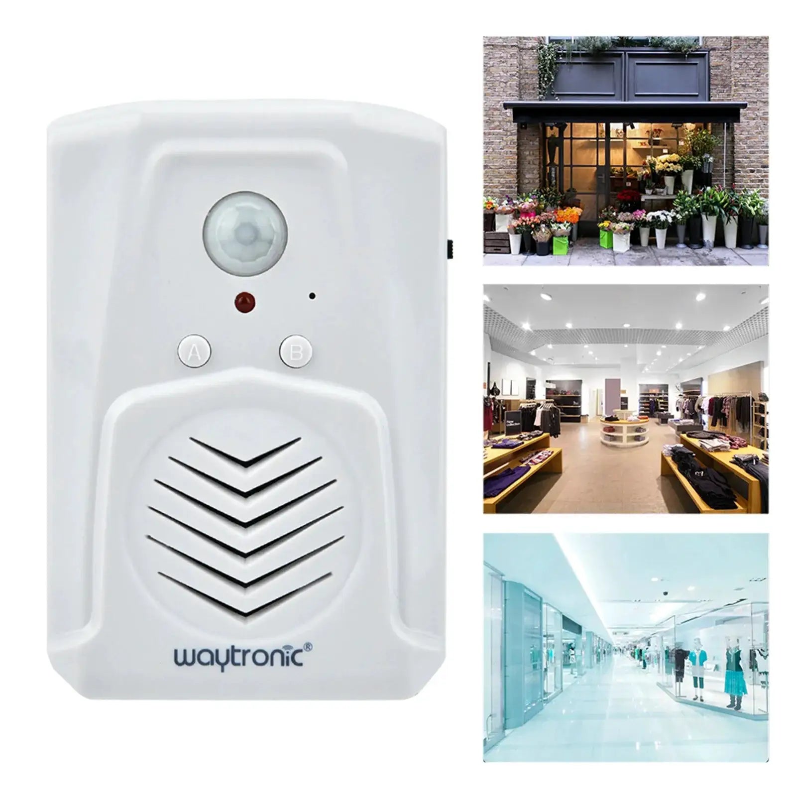 Doorbell Alarm MP3 Doorbell Sensor Doorbell USB/Battery Powered Motion Sensor Alarm MP3 Audio Player Infrared Induction Doorbell by stepyours.com