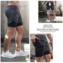 Breathable Running Shorts for Men's Gym