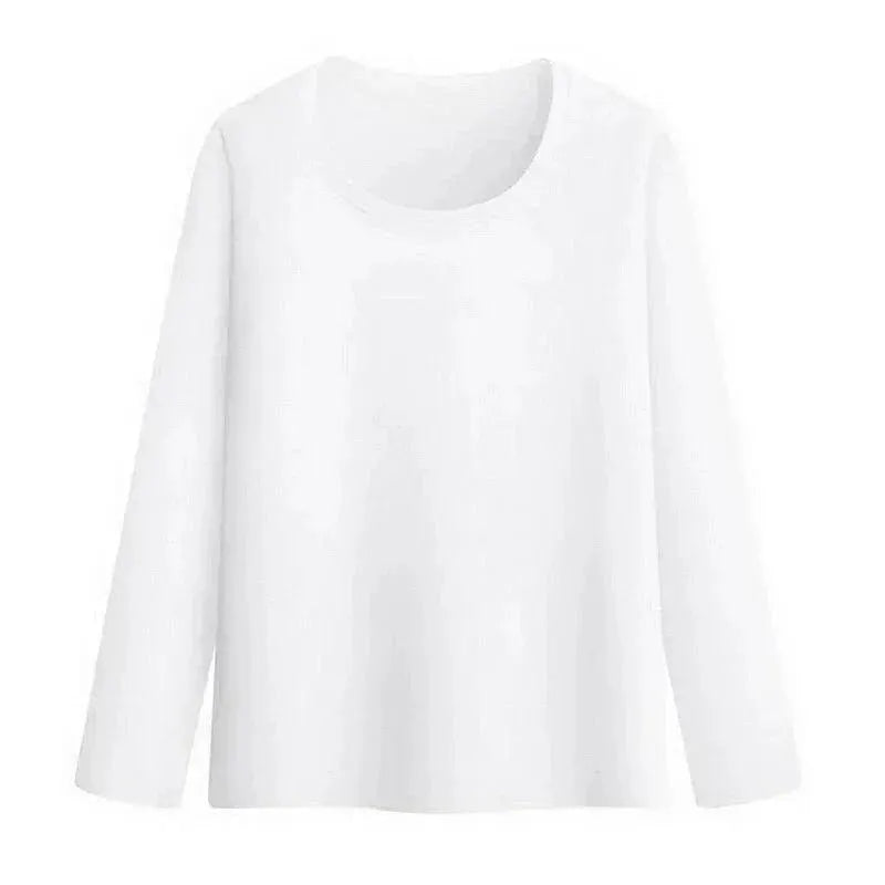 Stay Cozy Velvet Slim Fit Thermal Top O Neck For Winter