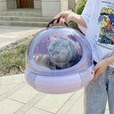 Travel Bubble Pet Carrier: Stylish Capsule Bag for Pets