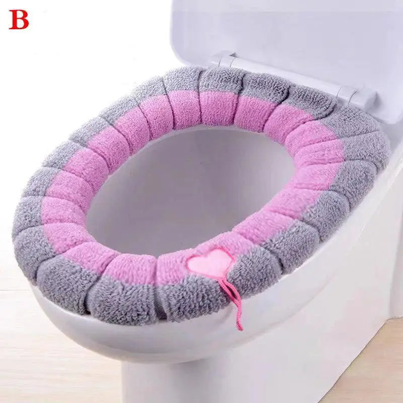 Floral Toilet Seat Cover For Cozy Bathroom Decor Upgrade
