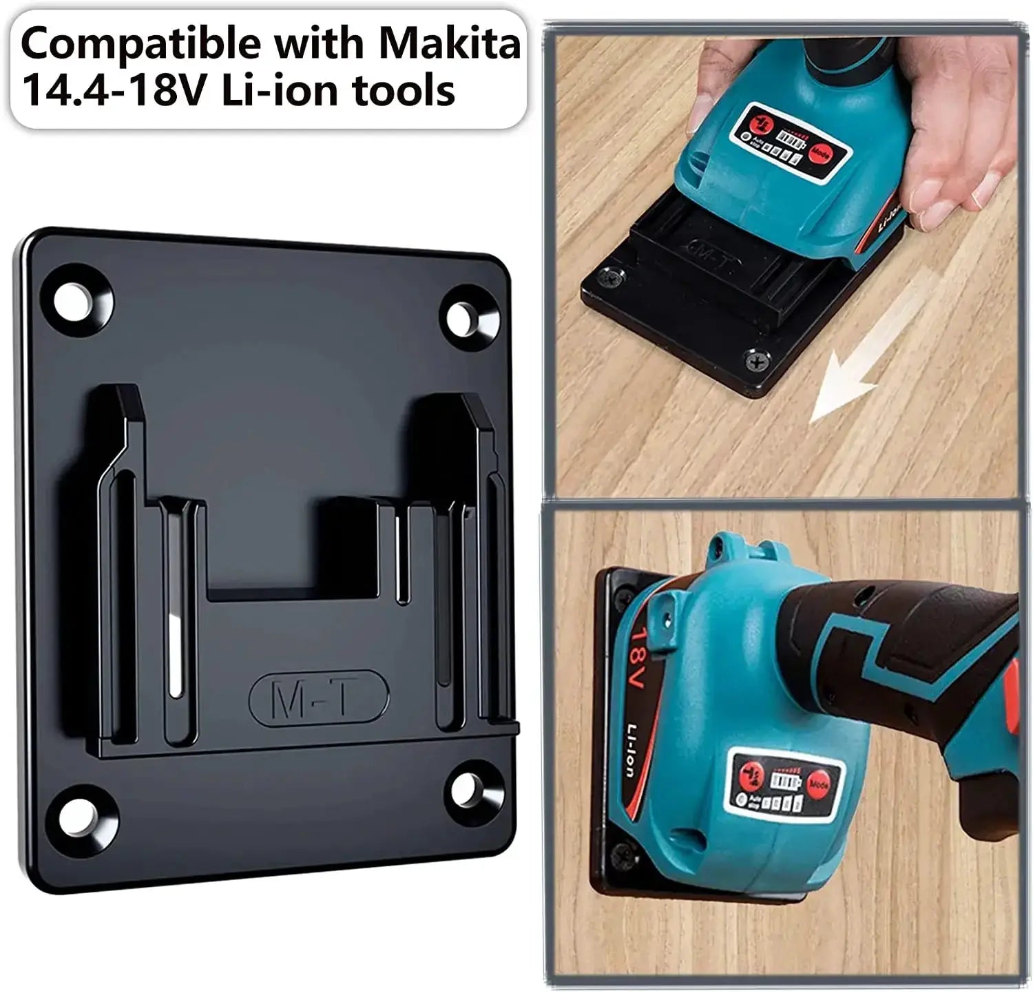 Machine Holder Battery Storage Rack For 18V Batteries