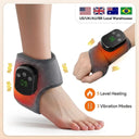 Cordless Heating Ankle Wrist Brace Vibration Massager Electric Hot Compress Massage Ankle Guard Wristband Hand Foot Protector
