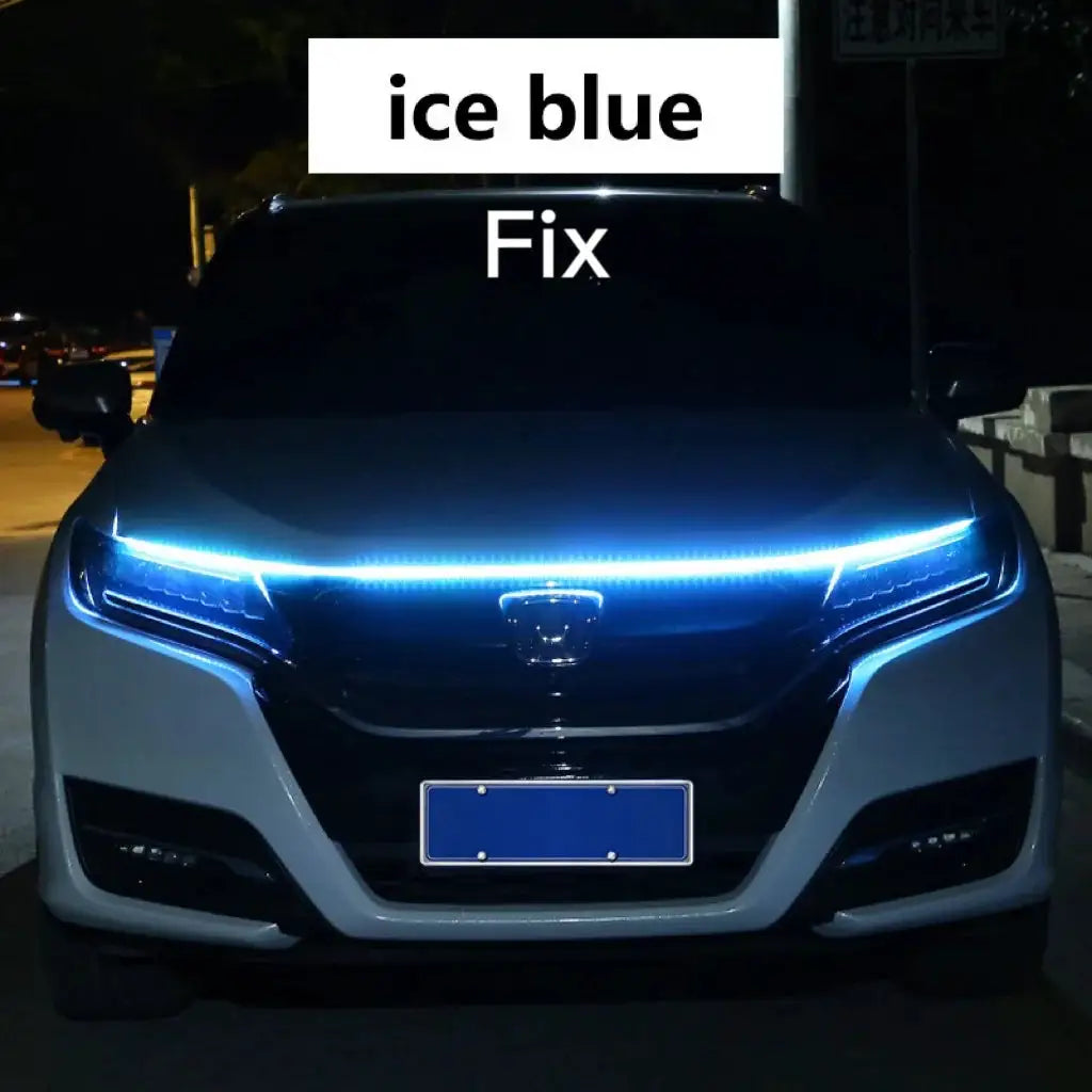 Car LED Daytime Running Light Scan Starting Car Hood Decorative — product view 12