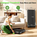 Akluer Under Desk Walking Pad Treadmill 2.5HP Incline LED Display