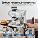 Espresso Machine With Grinder Stainless Steel Pressure Maker