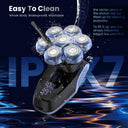 5 In 1 Electric Head Shaver for Bald Men Waterproof Kit