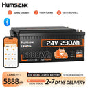 Humsienk 24V 230Ah LiFePO4 Battery Bluetooth